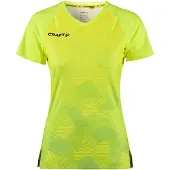 Craft Premier Fade Trikot Kurzarm Damen - Neongelb