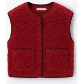 Sissy-Boy Teddy-Weste - Rot | Größe: 98-104