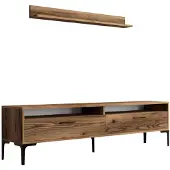 Skye Decor , Istanbul - Walnut, TV-Schränke, Nussbaum, 180 x 47 x 35 cm