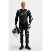 Alpinestars Missile V3 Lederkombi - 1-Teilig Black White, Größe: 58