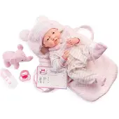 JC Toys 18791 La Newborn Atributo no aplicable al producto Babypuppe, Rosa