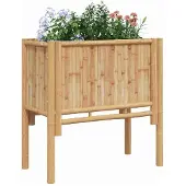 vidaXL Hochbeet Braun 90 x 35 x 70 cm Bambus