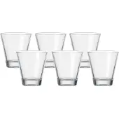 Leonardo Glas "Trinkgläser Ciao 215 ml 6er Set transparent", bunt (transparent), Glas, Trinkgefäße, Glas