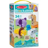 Ginza.se Spielbausteine "Melissa & Doug Blockables Safari", bunt, Spielbausteine, Kinder, Holz, Spielbausteine