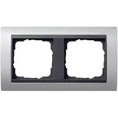 Gira Event, Aluminium, Anthrazit, Schraubenlos, 90 mm, 161,1 mm, 1,14 cm, 1 Stück(e)