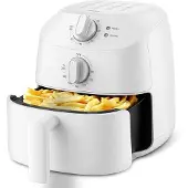 Midea Mini Heißluftfritteuse 2L, 1150W, Weiß
