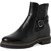 Tamaris Damen Stiefel Leder schwarz 37
