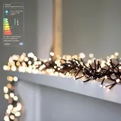 BURI LED-Cluster-Lichterkette 768 LEDs Weihnachtsbeleuchtung Deko Beleuchtung Garten