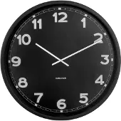 Karlsson - Wanduhr New Classic XL - Schwarz - Ø80cm