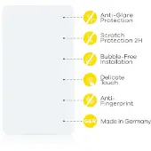 Upscreen Schutzfolie für Topdon Phoenix Max Displayschutz Displayschutzfolie Folie Matt Entspiegelungsfolie