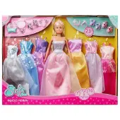 Steffi Love Anziehpuppe "Steffi Love, Princess Fashion", bunt, Puppen, Kinder, Anziehpuppe, mit 7 verschiedenen Kleidern