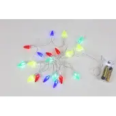 BURI 16x LED Lichterkette 20 Lampen Beleuchtung Weihnachten Christbaumschmuck Tannen