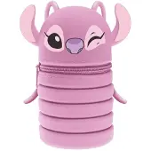 Seven Lilo & Stitch erweiterbares Mäppchen, Silikontasche, 2 in 1 ausziehbares F