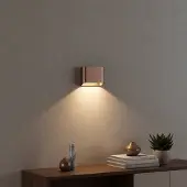 Artdelight Wandleuchte Diaz 1L Bronze gebürstet