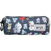 KARACTERMANIA BT21 -Quadrat HS Federmäppchen, Multicolor