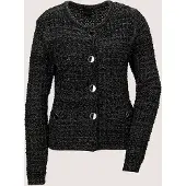 MADELEINE Strickjacke "Strickjacke Grobstrick-Cardigan mit Glanzgarn"
