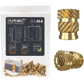 Ruthex Ruthenium Schraube mit Gewinde RX- M4x8.1 GE-M4x81-001