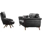 Xl Moebel Gmbh Wohnzimmer Ledergarnitur Ledersessel Edler 3-Sitzer 2tlg