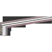 Keuco EDITION 400 Handtuchhalter, 340 mm, 1-armig, starr, 11522010000, Farbe: Verchromt