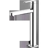 Keuco IXMO Flat Einhebel-Waschtischmischer 210, ohne Zugstangen-Ablaufgarnitur, Ausladung 159mm, 59510013100, Farbe: Verchromt