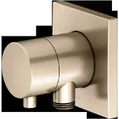Keuco IXMO Umstellventil UP 2 Verbraucher, Schlauchanschluss mit Comfort Griff, ohne Absperrung, Rosette eckig, 59556031102, Farbe: Bronze gebürstet