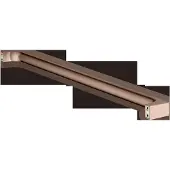 Keuco EDITION 11 Badetuchhalter 822 mm, verdeckte Befestigung, 11101290800, Farbe: rotgold gebürstet