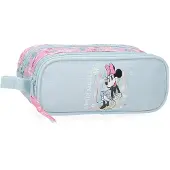 Disney Minnie Happy Federmäppchen, Federmäppchen für Kinder, aus Polyester, Drei