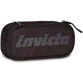 Invicta Schullippenstifthalter, Bleistifttasche, LED-Linie, schwarz, ovale Tasch