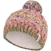 Sterntaler - Kid's Bommelmütze Farbmix - Mütze Gr 55 cm rosa