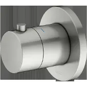 Keuco IXMO Thermostatarmatur Unterputz, Rosette rund, 59553060001, Farbe: Edelstahl-finish