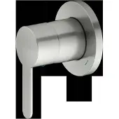 Keuco IXMO Flat Einhebelmischer Unterputz, Rosette rund, 59551060301, Farbe: Edelstahl-finish