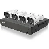 Foscam FN9108E-B4-2T, Kabelgebunden, Turret, RJ-45, Draußen, 4 mm, 6x