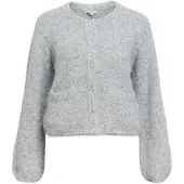 Object Strick Strickjacke Grau XL
