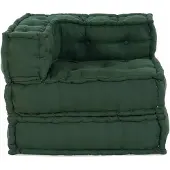 vidaXL Modulares Sofaelement Grün 70x70x54 cm Stoff