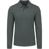 BOSS Passerby 10256683 Orange Langarm-polo