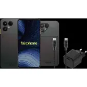 Fairphone 6+ 256GB Schwarz 5G + Komplettes Zubehörset