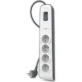 Belkin Surge 4 sockets BSV400ca2M Weiß 2 m