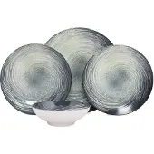 Hermia Concept , GBSATN24Y4101630, Tafelservice (24-teilig), Creme, 100 % PORZELLAN, 25 x 25 x 3 cm