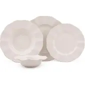 Hermia Concept , MLN24Y2694R520, Essservices, Tafelservice (24 Teile), Creme, Porzellan, 22 x 22 x 2 cm