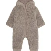 Huttelihut Overall - Wolle - Teddy - Camel Melange - - 68 - Overalls