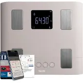 Tanita BC-333LE Familien-Körperanalysewaage, Intelligente Körperfettwaage mit Muskelanalyse für Erwachsene und Kinder ab 5 Jahren, App-Anbindung 150KG