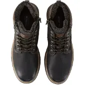 Tom Tailor 1580050002_46, Stiefel, Männlich, Schwarz, Reißverschluss, 3,6 cm, Thermoplastischer Gummi (TPR)