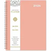 Famanu Monatsplaner 2024-2025 - 18 Monate mit Register und Tasche