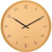 Karlsson - Wanduhr Stark - Gelb - Ø40cm