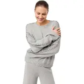 Mandala Loose Pullover t-shirt grey L