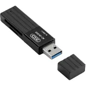XO Kartenleser 2 in 1 DK05B USB 3.0 schwarz