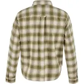 Fjall Raven - Kariertes Baumwollhemd – Damen – Övik Boxy Flannel Shirt - Övik Boxy Flannel Shirt W Green Chalk White für Damen aus Baumwolle - Größe M