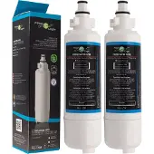 Dripio Wasserfilter 2er-Pack für Panasonic Kühlschränke