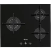 Smeg Glas-Kochfeld 3F-Brenner Weiß PV163B3
