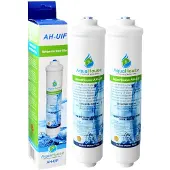 Dripio 2er-Pack externes Kühlschrank-Wasserfilter, universell